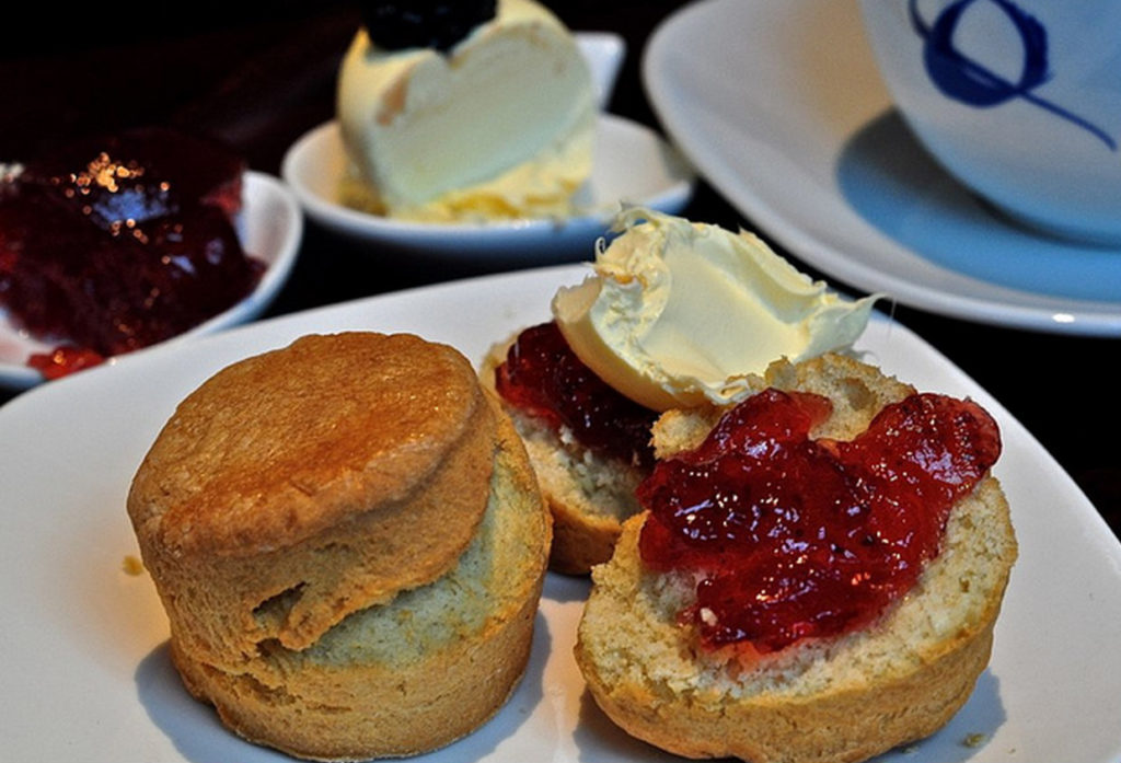 scones and cream