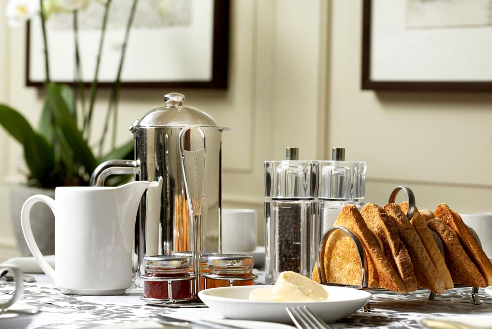 Toast, tea and coffee to get the day off to a good start